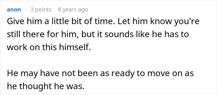 Text message conversation discussing a woman setting up a widow and single mom for a date and the guy cutting it short.