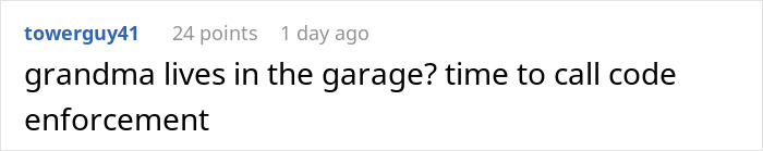 Screenshot of an online comment discussing a neighbor&rsquo;s mom drilling holes in a fence to spy and deny taunting dogs.