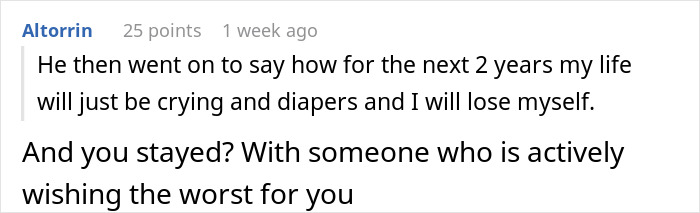 Screenshot of a Reddit comment discussing emotional struggle with a partner who hates how easy everything comes to wife. Screenshot of a Reddit comment discussing emotional struggle with a partner who hates how easy everything comes to wife.