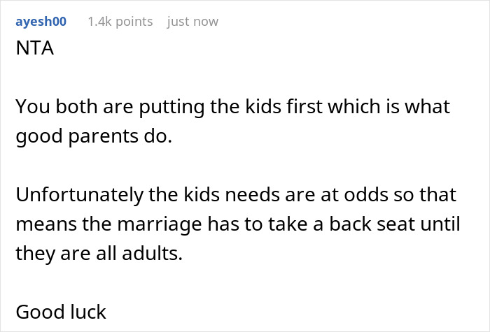 Screenshot of an online discussion about marriage, kids, stepkids, and balancing relationships with parenting priorities.