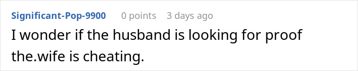 Comment mentioning a woman cutting off a long-term friend after privacy violation suspicions were dismissed.