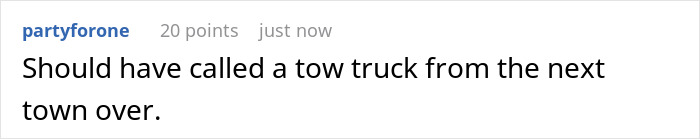 Text message on a screen discussing a nurse coming home from a 12-hour shift to find a neighbor using her driveway again.