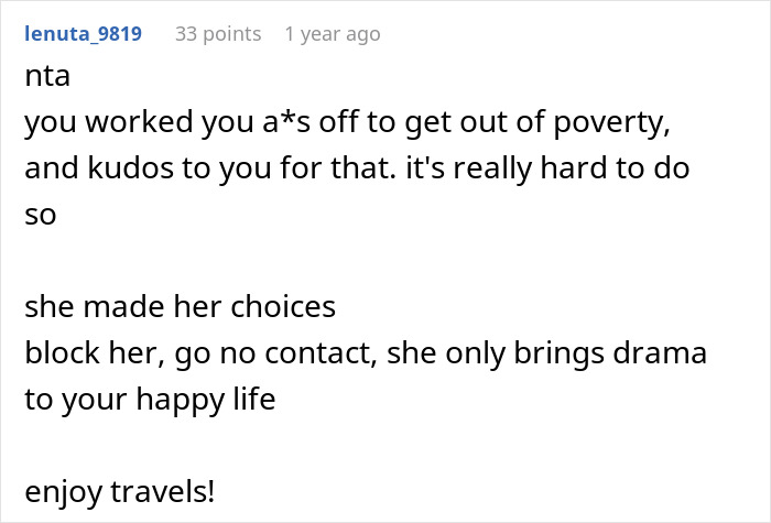Text message conversation showing advice on rejecting sibling’s money requests amid family financial struggles and Ibiza travel posts. Text message conversation showing advice on rejecting sibling’s money requests amid family financial struggles and Ibiza travel posts.