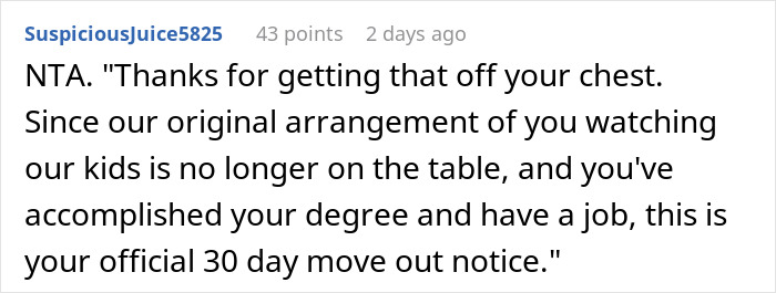 Woman Backs Out Of Deal To Babysit Sister&rsquo;s Kids After Sister Lets Her Move In To Do Just That