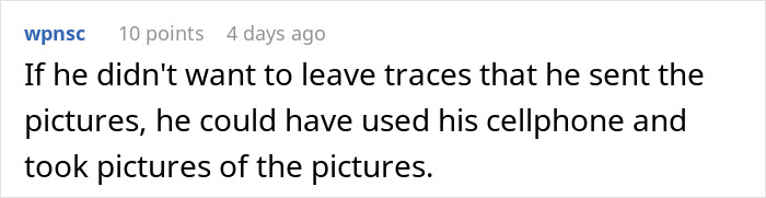 Comment about woman cutting off long-term friend after privacy violation suspicions were dismissed in online discussion.