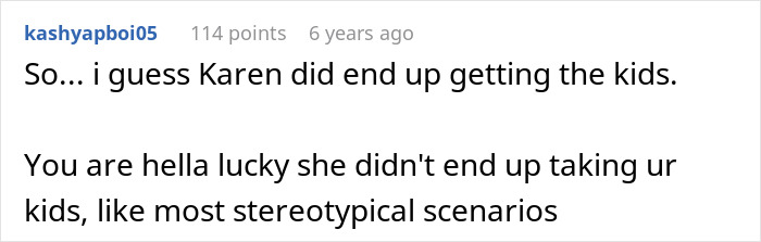 Screenshot of a social media comment discussing a sister sending adoption papers after mistaking babysitting for taking the baby.