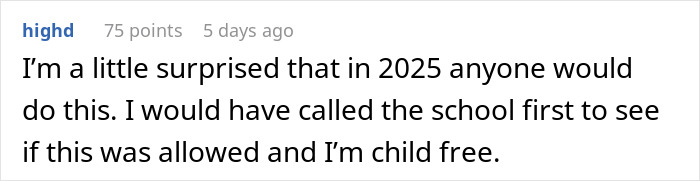 Comment expressing surprise about baking cupcakes for a son’s birthday and the school’s unexpected reaction in 2025. Comment expressing surprise about baking cupcakes for a son’s birthday and the school’s unexpected reaction in 2025.