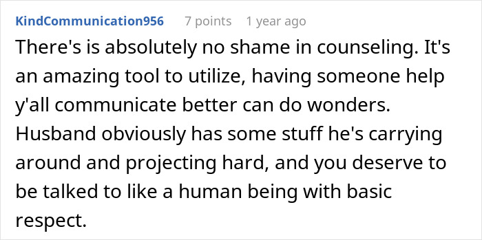 Comment about man jokes he'll trade wife for younger woman, with twin brother offering to date her instead shared on forum.