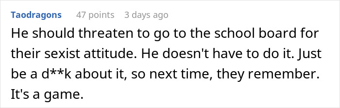 Screenshot of an online comment discussing frustration over a school calling the mom instead of the husband and possible CPS involvement. Screenshot of an online comment discussing frustration over a school calling the mom instead of the husband and possible CPS involvement.
