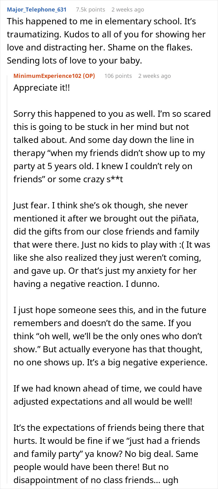 Father blasts parents who promised to come to his daughter’s birthday but didn’t show up, causing hurt and disappointment. Father blasts parents who promised to come to his daughter’s birthday but didn’t show up, causing hurt and disappointment.