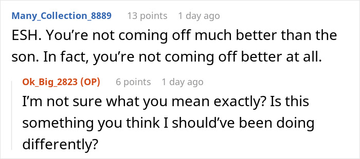 Online discussion about a man walking out during his girlfriend&rsquo;s son&rsquo;s mountain biking meltdown early in the morning.