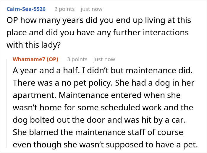 Screenshot of a Reddit conversation discussing a man towing an entitled neighbor&rsquo;s car over parking issues.