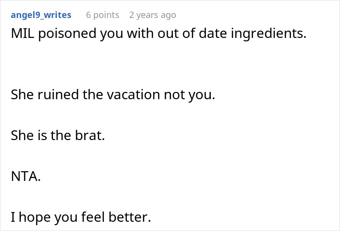  "I Destroyed Her Family Vacation": GF Rushed To The ER Thanks To Her BF's Mom's Contaminated Cake 