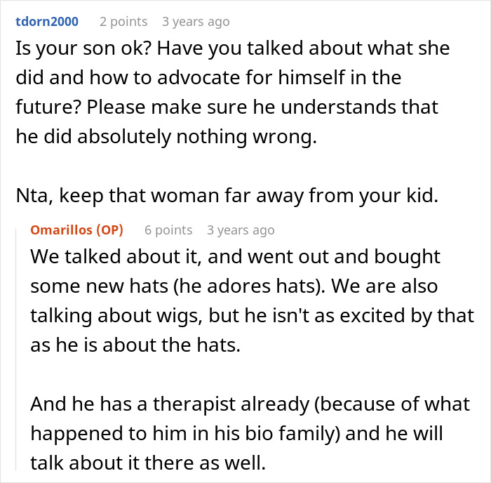 Reddit discussion about sibling forcing gender roles on kid and concerns about impact on child's well-being and therapy support. Reddit discussion about sibling forcing gender roles on kid and concerns about impact on child's well-being and therapy support.
