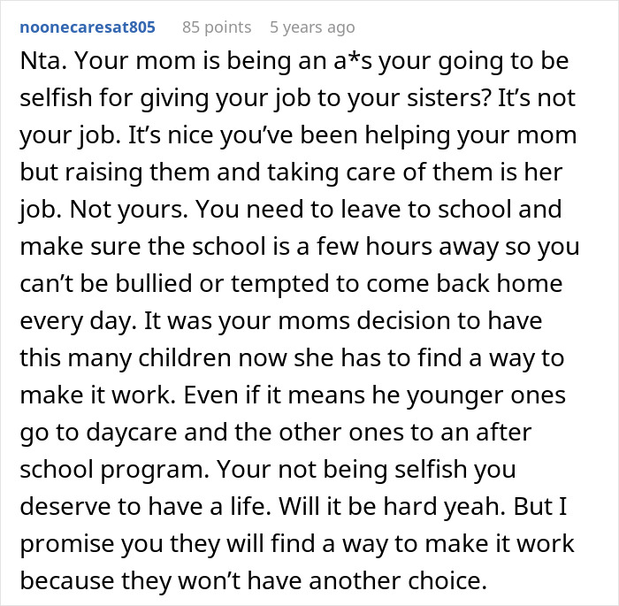 18YO Picks Dorm Life Over Diaper Duty, Mom Slams Him For Being Too Selfish To Raise His 5 Siblings