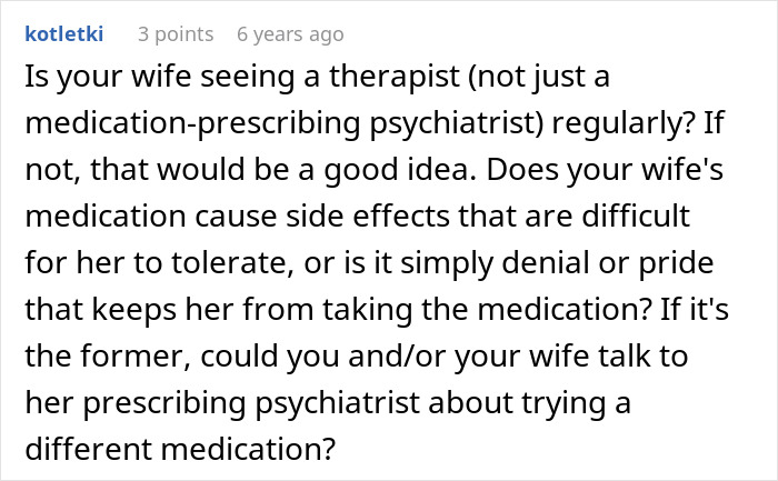 Comment discussing a wife leaving toddlers behind to party with a new man while the husband is left managing the situation.