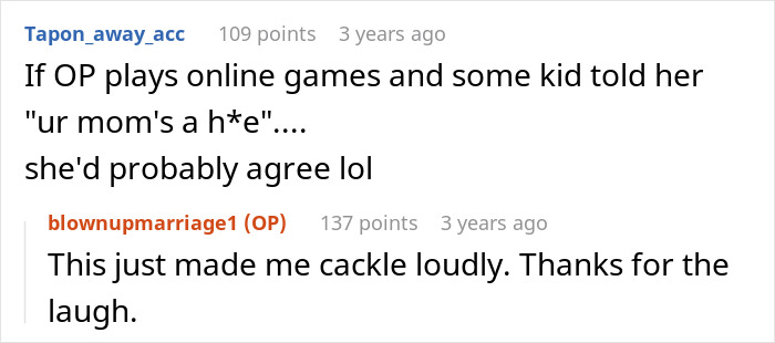 Reddit user discussing a shocking woman catching her mom sleeping with her husband revealing a 22-year affair.