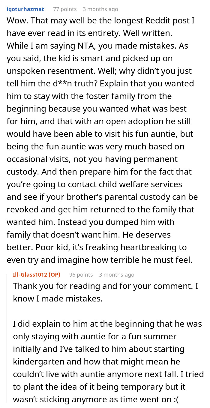 Reddit comments discussing single mom abandoning toddler and parents' efforts to restart life amid custody issues.