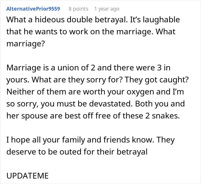 Comment on a woman's world crumbling after husband&rsquo;s dark secret revealed, expressing betrayal and heartbreak.