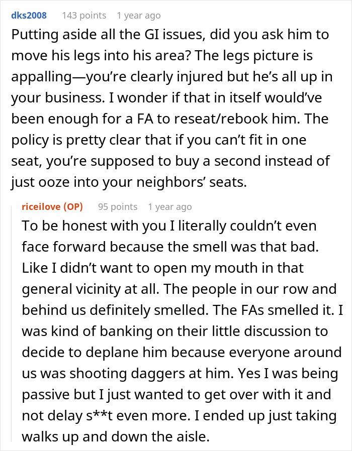 Passenger describes nightmare flight experience after seatmate soils himself before takeoff with unbearable smell onboard. Passenger describes nightmare flight experience after seatmate soils himself before takeoff with unbearable smell onboard.
