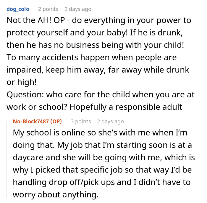 Reddit conversation about a mom banning husband from nursery due to safety concerns and starting an exit plan. Reddit conversation about a mom banning husband from nursery due to safety concerns and starting an exit plan.