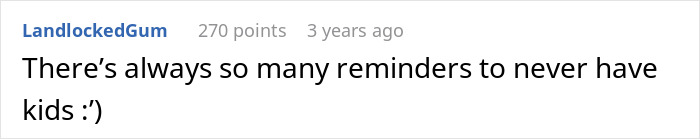 Screenshot of a comment expressing fear and regret about motherhood and the challenges of having kids. Screenshot of a comment expressing fear and regret about motherhood and the challenges of having kids.