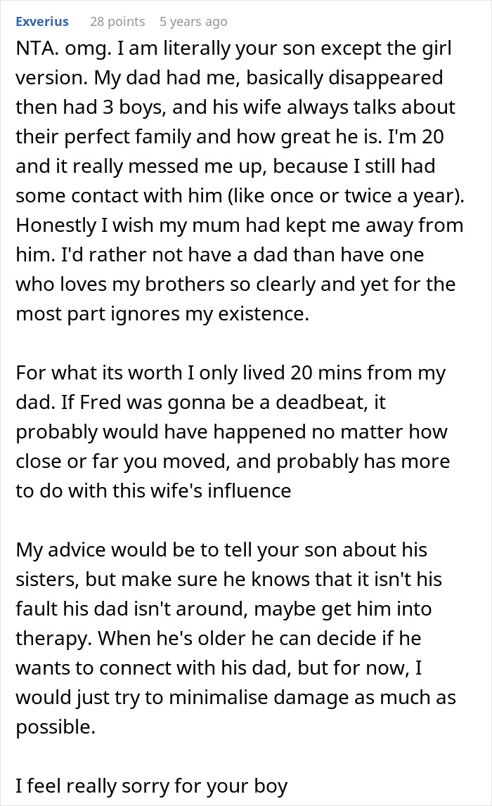 Online comment discussing husband’s abandoned son and mother’s role in family dynamics and neglect issues. Online comment discussing husband’s abandoned son and mother’s role in family dynamics and neglect issues.