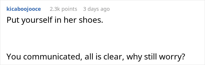 Screenshot of an online comment discussing a woman helping a struggling coworker during a family crisis. Screenshot of an online comment discussing a woman helping a struggling coworker during a family crisis.