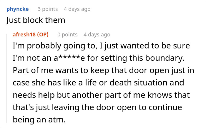 "Time To Move On": Woman Feels Bad For Finally Saying No To Friend Who Only Reaches Out To Get Cash