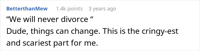 Comment expressing discomfort over man choosing wife with brains instead of heart, sparking internet unease.