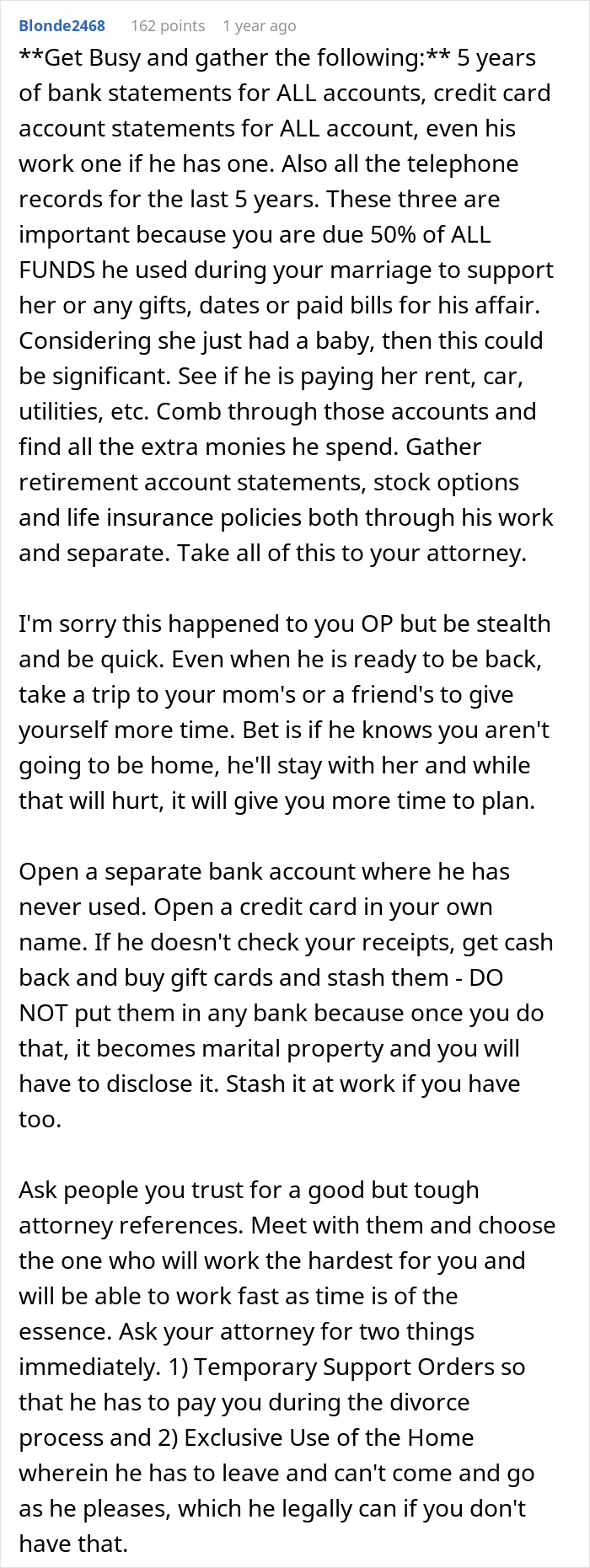 Woman discovers husband&rsquo;s affair baby while setting up WIC profile at work, reading financial advice on a screen.