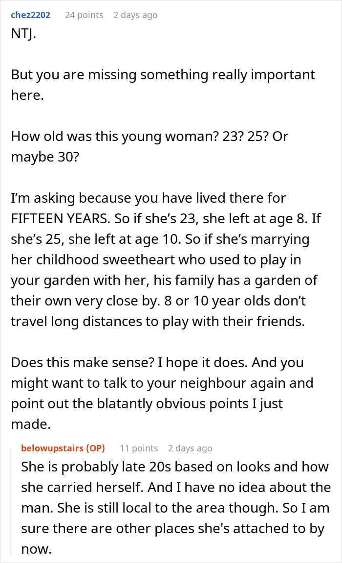 Commenters discuss a woman demanding to marry in a stranger&rsquo;s backyard and the refusal reaction.