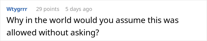 Screenshot of an online comment questioning permission related to baking cupcakes for a son’s birthday and the school’s reaction. Screenshot of an online comment questioning permission related to baking cupcakes for a son’s birthday and the school’s reaction.
