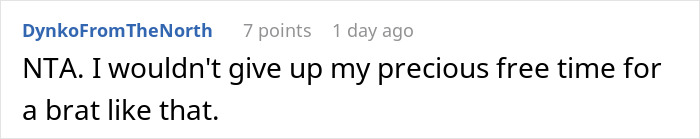 Screenshot of an online comment reacting to a mountain biking meltdown involving a man and his girlfriend&rsquo;s son at early morning.