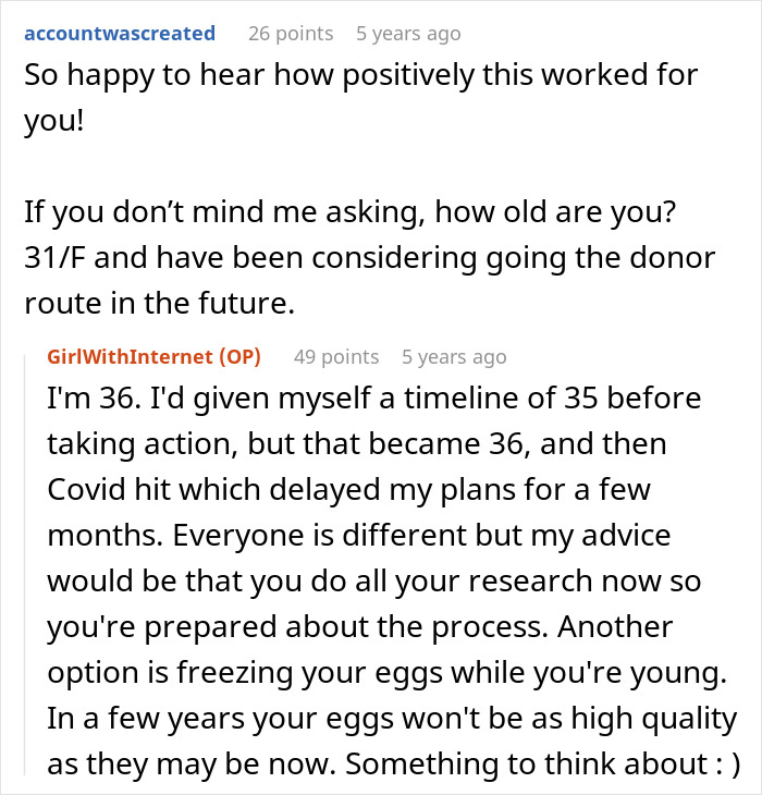 Text conversation about woman debating artificial insemination plans and preparing for motherhood discussions with a date.