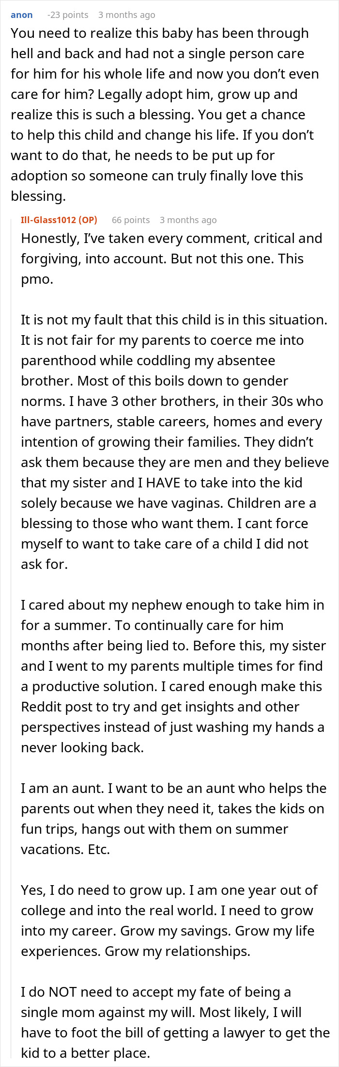 Reddit discussion about a single mom abandoning toddler and parents planning to restart life with new perspectives.