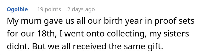 Teen disappointed and deeply hurt by parents&rsquo; gift for her 18th birthday, sharing her story online.