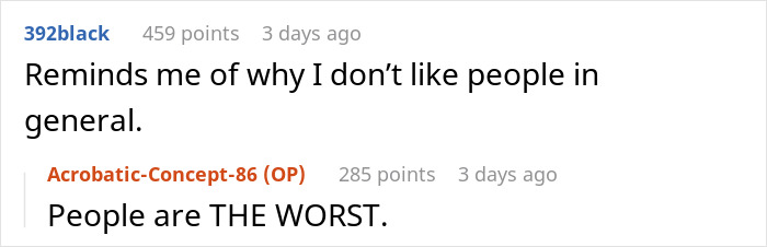 Screenshot of an online conversation highlighting frustrations with rude dog owners and disrespectful neighborhood behavior.
