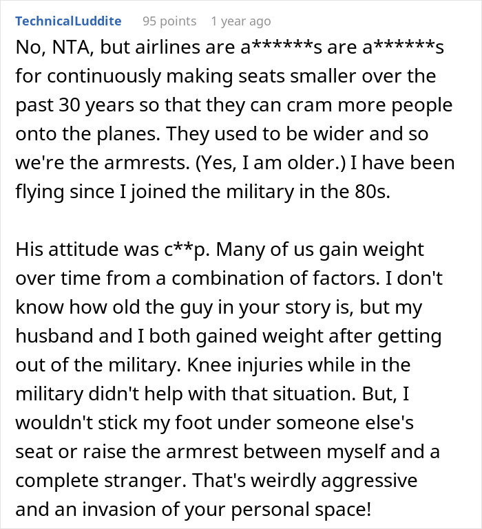 Person Called "Fatphobic" For Refusing To Let Obese Guy Invade Their Seat, Sparks Flight Drama