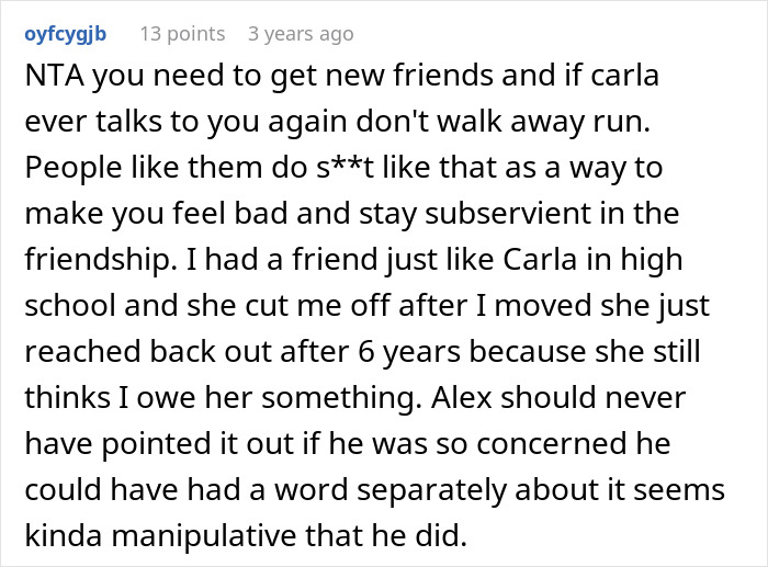 Comment discussing a teen’s allergic reaction at a friend’s house and the toxic response received afterward. Comment discussing a teen’s allergic reaction at a friend’s house and the toxic response received afterward.