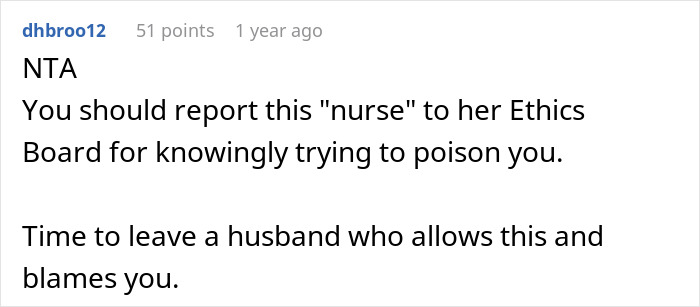 Screenshot of a social media comment calling out a woman’s MIL for purposely triggering her allergies and toxic behavior. Screenshot of a social media comment calling out a woman’s MIL for purposely triggering her allergies and toxic behavior.