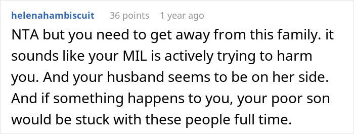 Comment discussing MIL purposely trying to trigger allergies and family tension with husband siding with MIL. Comment discussing MIL purposely trying to trigger allergies and family tension with husband siding with MIL.