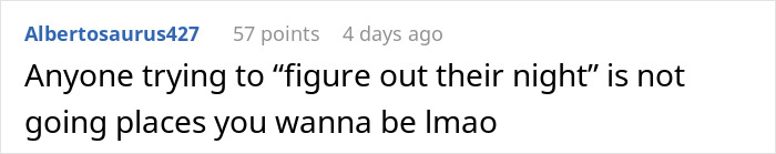 Text message screenshot showing a user commenting about someone trying to figure out their night, related to boyfriend died friend started messaging.