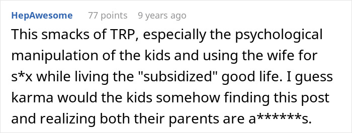 Comment on betrayal and revenge, discussing psychological manipulation and consequences in a cheating spouse scenario.