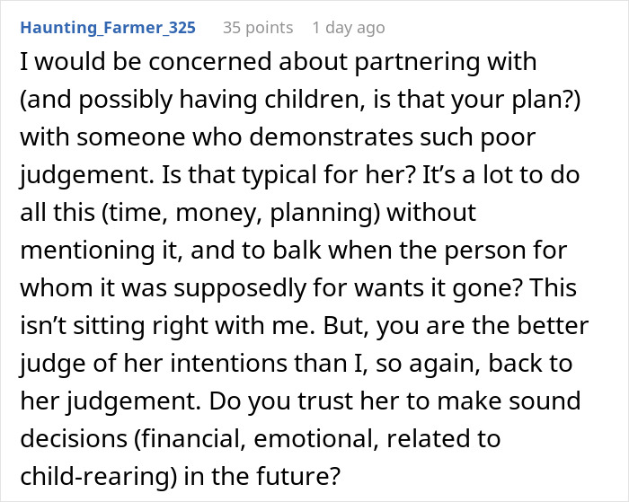 Text post discussing concerns about partnering with someone who got a tattoo of a late brother’s face causing a breakup. Text post discussing concerns about partnering with someone who got a tattoo of a late brother’s face causing a breakup.