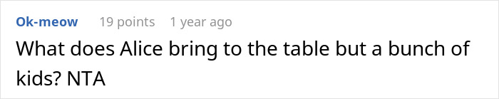 Screenshot of an online comment discussing a man defending his daughter&rsquo;s room from his fianc&eacute;e in a family dispute.