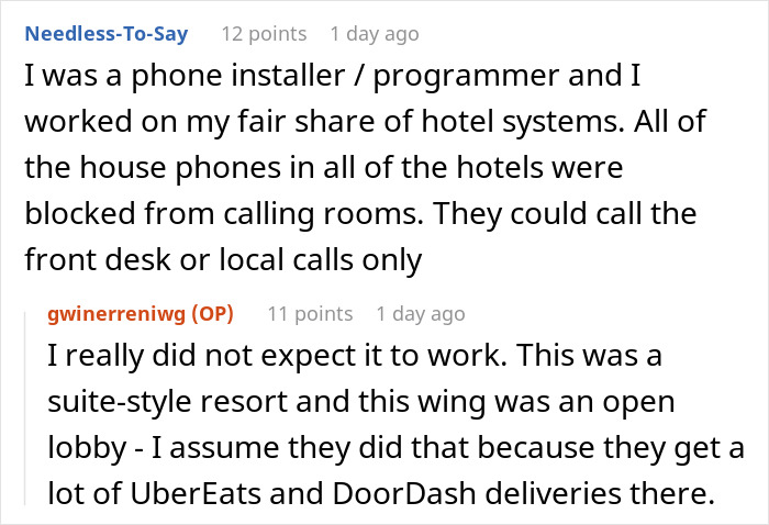 Hotel guests causing ruckus disturbing neighbors, leading to early morning revenge in a resort setting. Hotel guests causing ruckus disturbing neighbors, leading to early morning revenge in a resort setting.