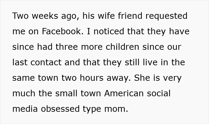 Screenshot of a social media post from a mom bragging, with mentions of husband’s abandoned son online controversy. Screenshot of a social media post from a mom bragging, with mentions of husband’s abandoned son online controversy.