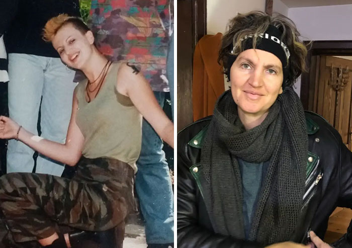 Padres siendo iconos absolutos en su juventud, con estilo único y actitud segura en fotos compartidas por sus hijos.