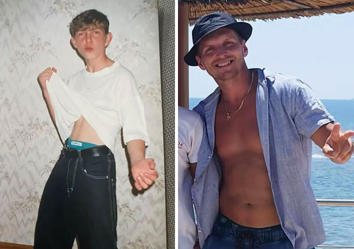 Padres siendo iconos absolutos cuando eran jóvenes, mostrando estilo único y expresiones confiadas en fotos nostálgicas.